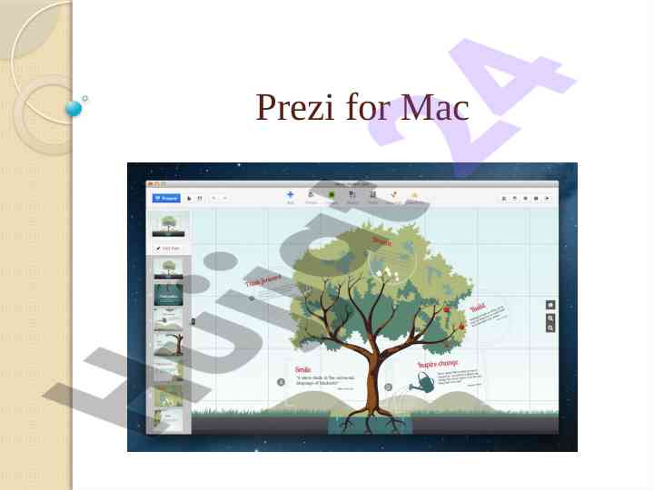 Prezi: innovatsion taqdimot dasturi haqida ma'lumot