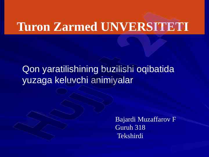 Anemiya turi va temir tanqisligi ahamiyati