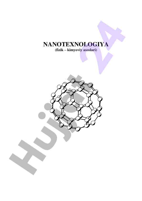 Nanotexnologiya fizik kimyoviy asoslari
