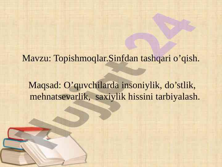 Topishmoqlar va o‘quvchilar tarbiyasi