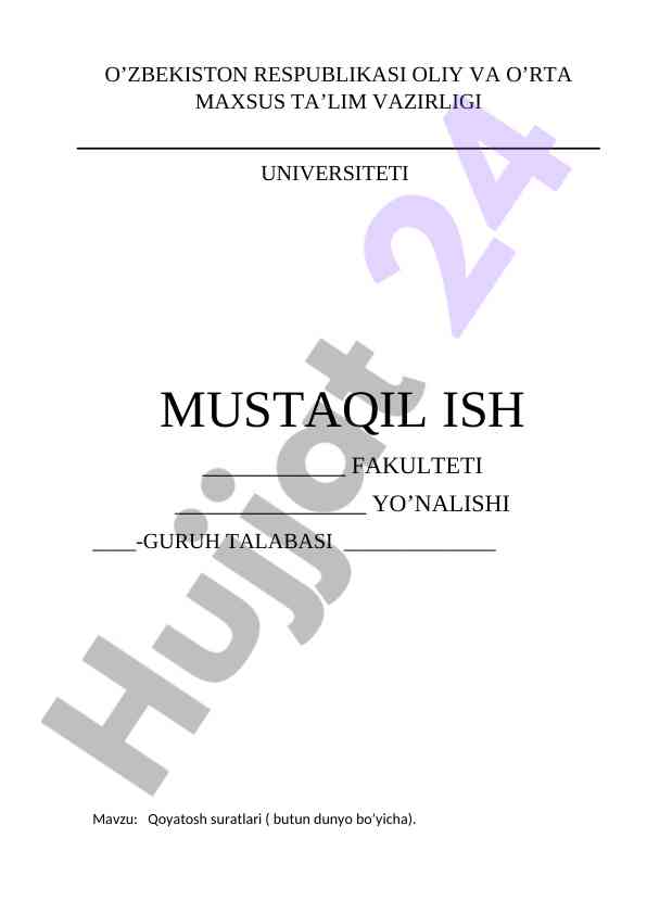 Qoyatosh suratlari bo'yicha tadqiqot