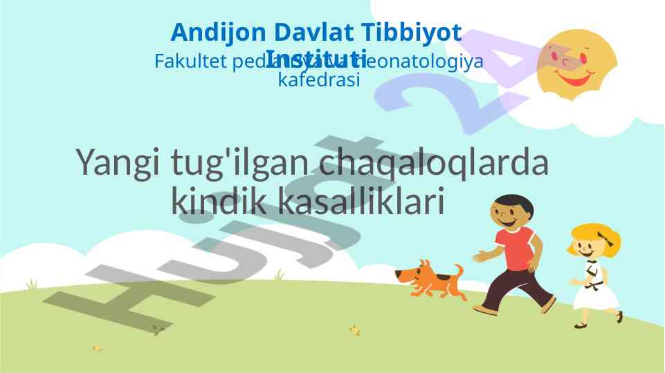 Yangi tug'ilgan chaqaloqlarda kindik kasalliklari