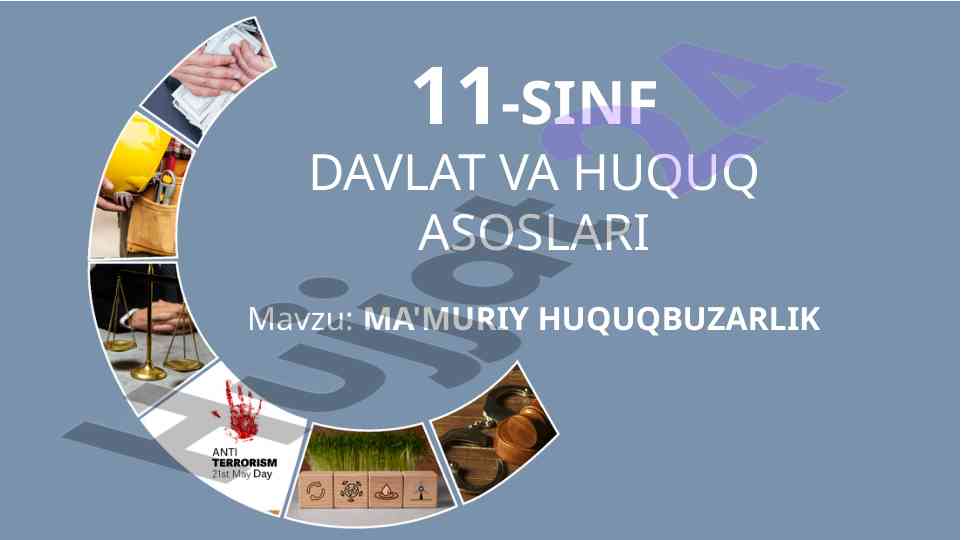Ma'muriy huquqbuzarlik asoslari tahlili