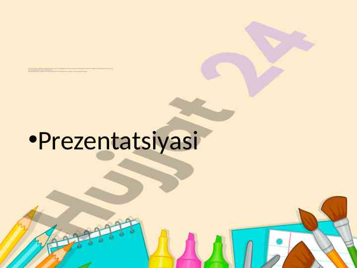 Ahloqiy tarbiya berish vazifalari va vositalari