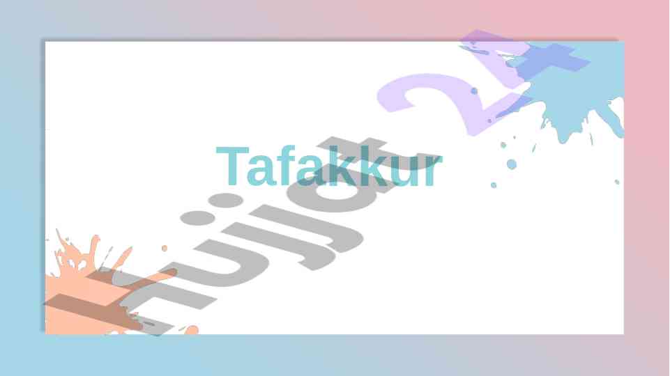 Psixologik nazariyalar va tafakkur shakllari