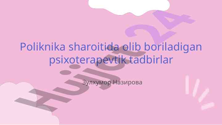 Psixoterapiya usullari va ularning samaradorligi