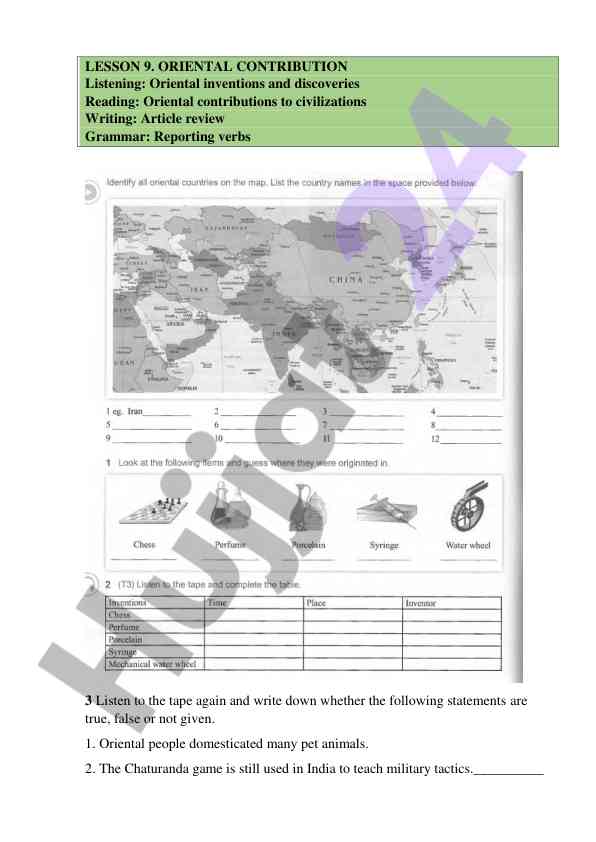 Oriental contributions to civilization and inventions