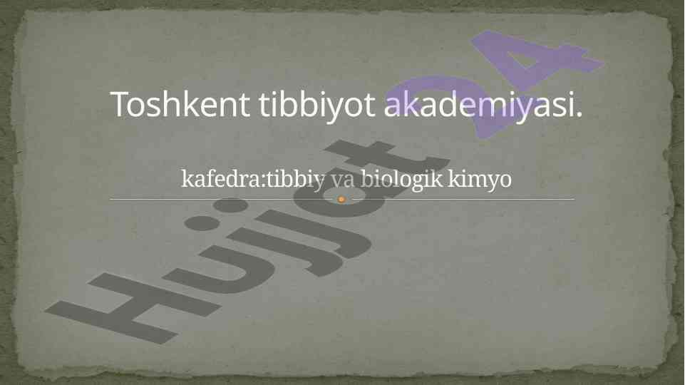 Qon ivishi jarayonining fiziologik asoslari