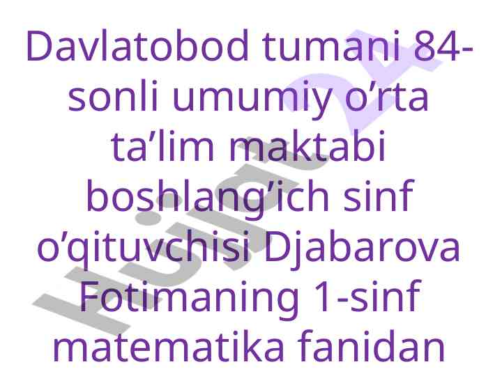Aylana va doira mavzusida taqdimot