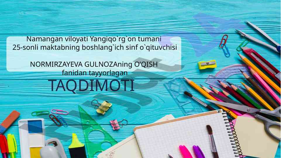 Zafar diyorning suv bilan suhbat she'ri taqdimoti