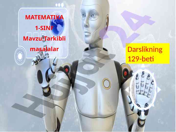 Tarkibli masalalar darsligi 1-sinf uchun