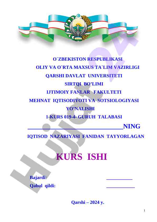 Ijtimoiy-iqtisodiy tizimlar va ularning modellarini tahlil qilish