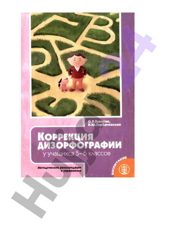 Korrektsiya dizorforografii u uchashchikhsya 5-6 klassov