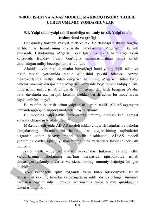 Is-lm va ad-as modeli: makroiqtisodiy tahlil