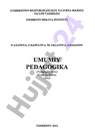 Umumiy pedagogika ta'limi asoslari