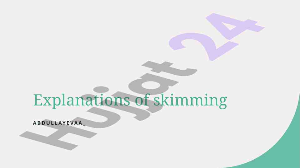 Understanding skimming techniques for rapid reading