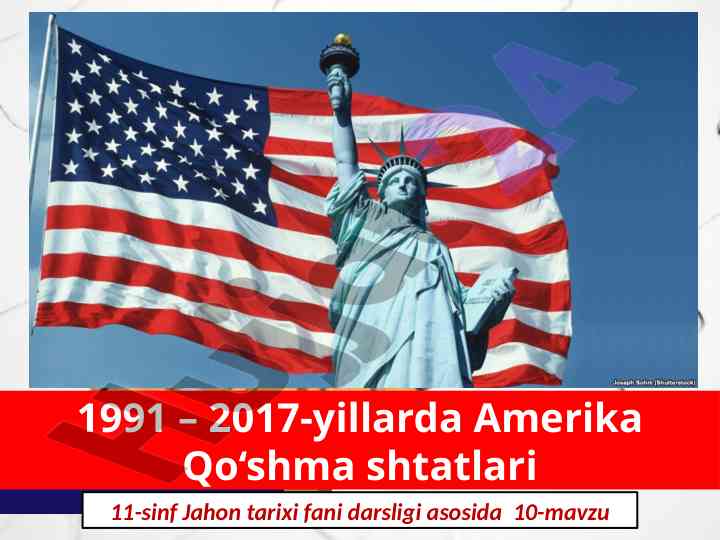 Aqsh iqtisodiy rivojlanishi va siyosiy o‘zgarishlar