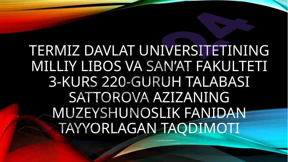 Muzejlarni tashkil etishda qazuv-yig'uv ishlarining ahammiyati