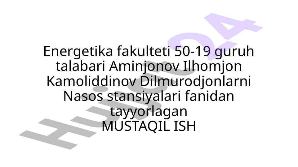 Rotorli nasoslar turi va ularning ishlash prinsipi