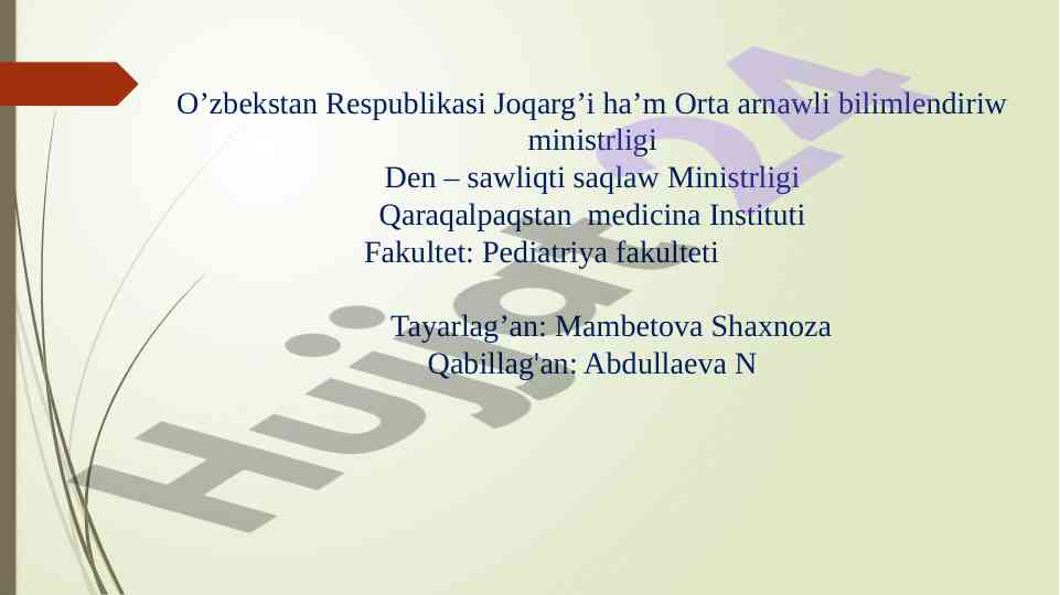 Refrakciya va korrekciya usullari haqida malumot