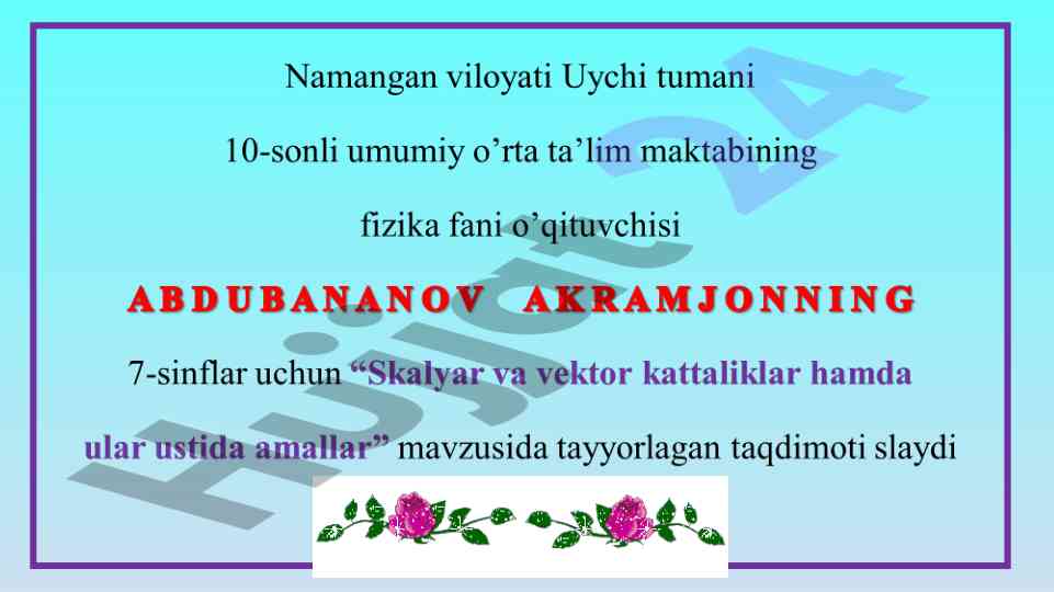O’quvchilarni guruhga bo’lish va savollar
