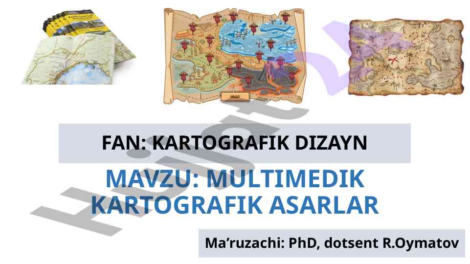 Multimedik kartografik asarlar va dizayn usullari
