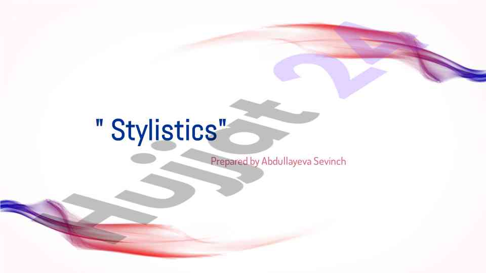 Understanding stylistics in literary analysis