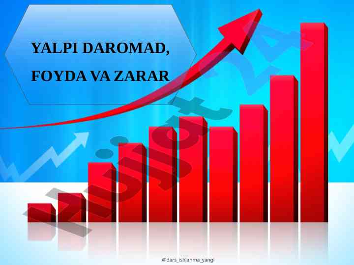 Yalpi daromad foyda va zarar hisobi