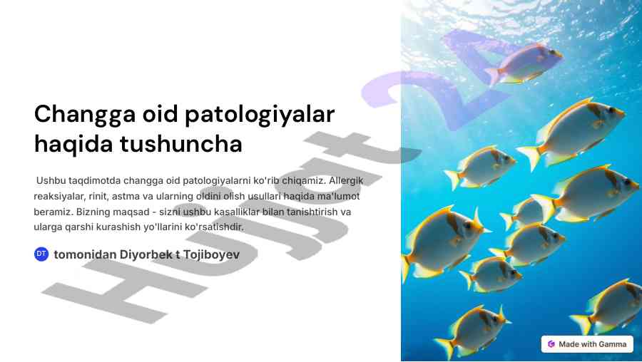 Changga oid patologiyalarni tahlil qilish