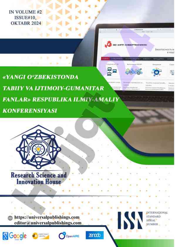 Yang uzbekistan tabii va ijtimoiy-gumanitar fanlar