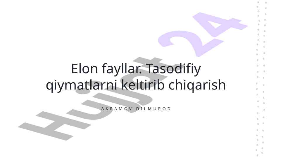 Kelin fayllar va ularning ahamiyati o'zbek madaniyatida