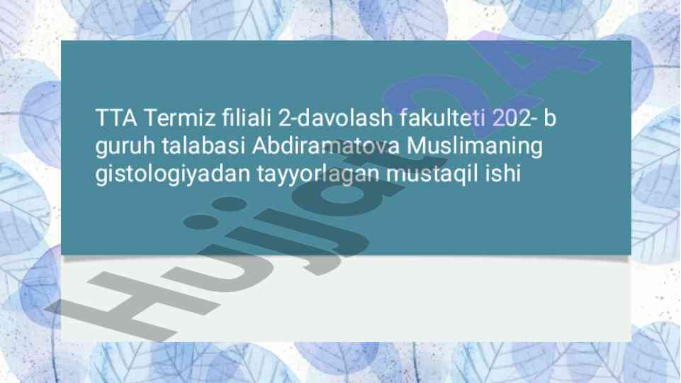 Gemato-ensefalik baryer haqida maʼlumotlar