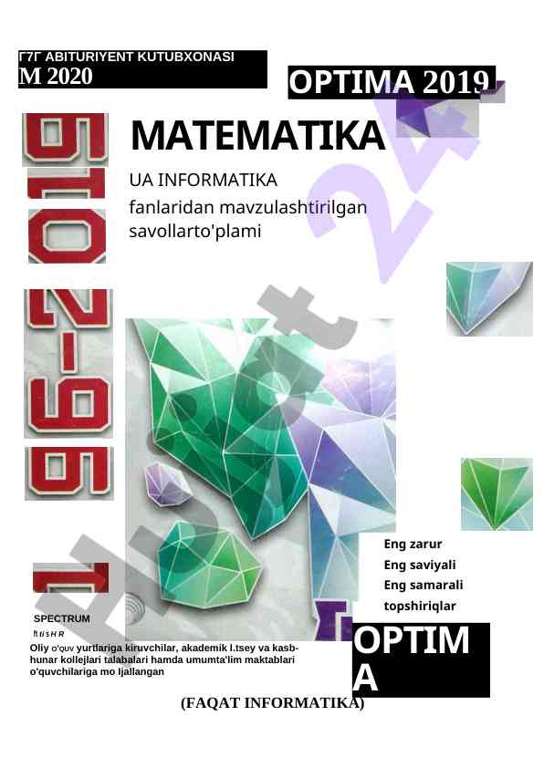 Informatika Axborotining Ko'rinishi Va Turlari