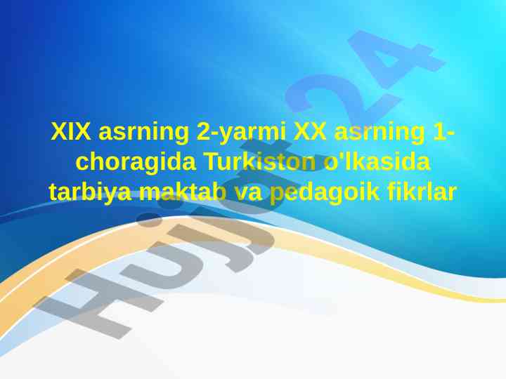 Tarbiya maktablarida psixologiya rivoji