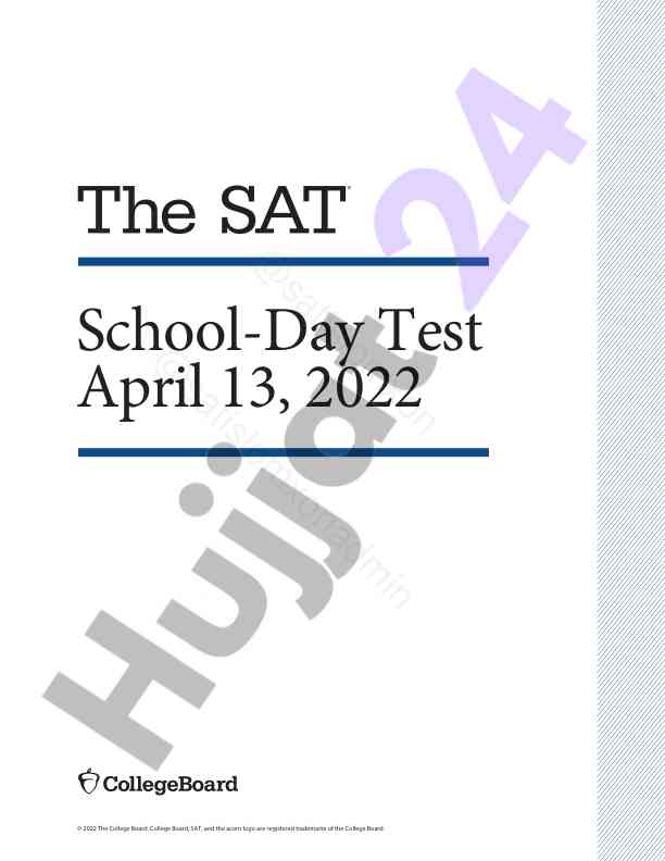 Math test no calculator guidelines and instructions
