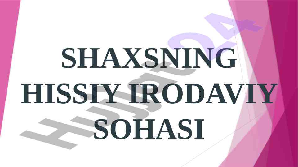 Hissiyot va emosiyalar haqida tushuncha