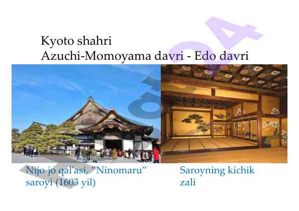 Kyoto shahri azuchi-momoyama davri va edo davri
