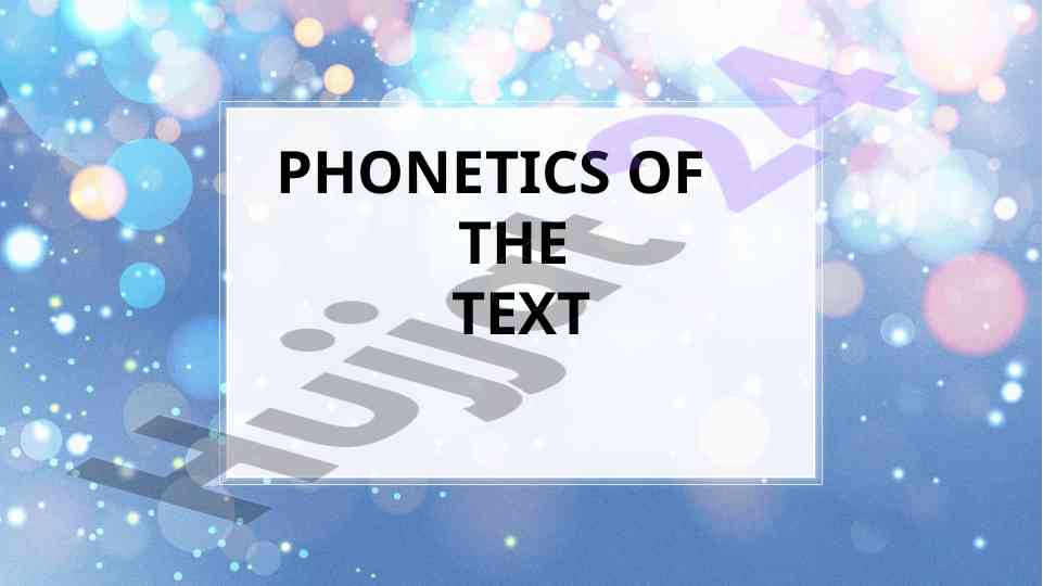 Phonetics and phonological levels in linguistic analysis