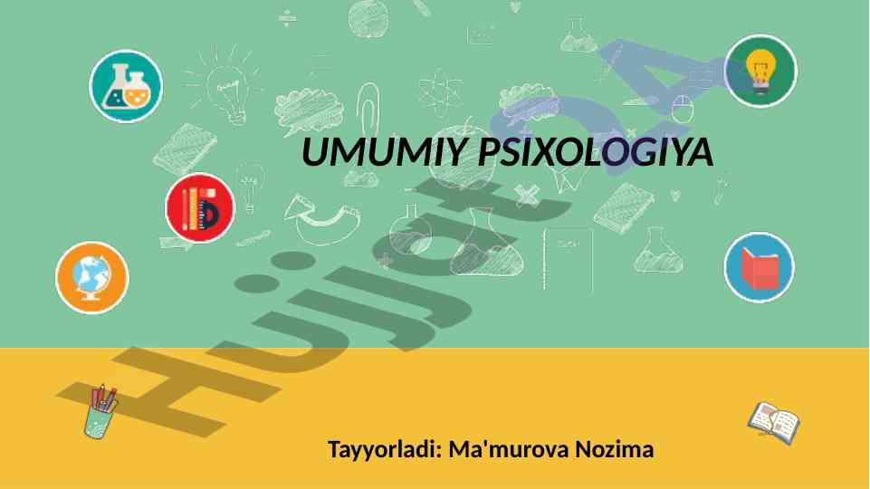 Maktabgacha yoshtagi bolalarda o'yin faoliyati