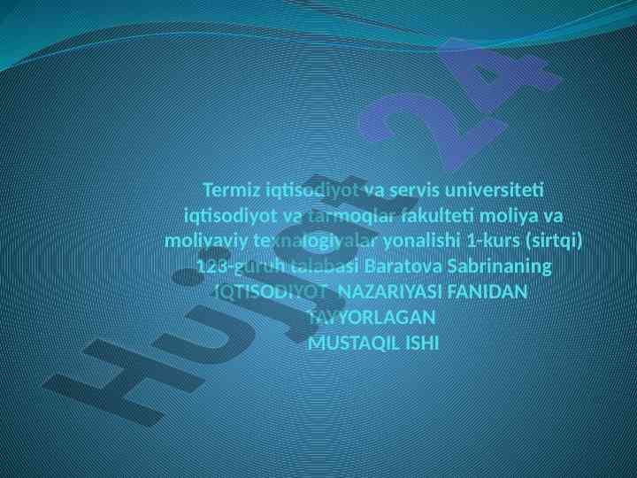 Makroiqtisodiy tahlil va uning vazifalari