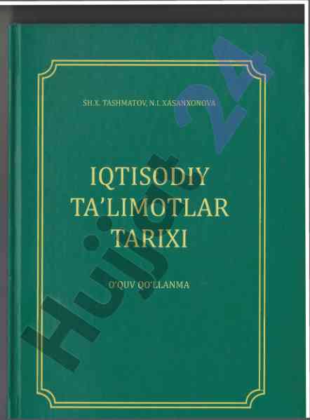 Iqtisodiy ta'limotlar tarixi o'quv qo'llanma