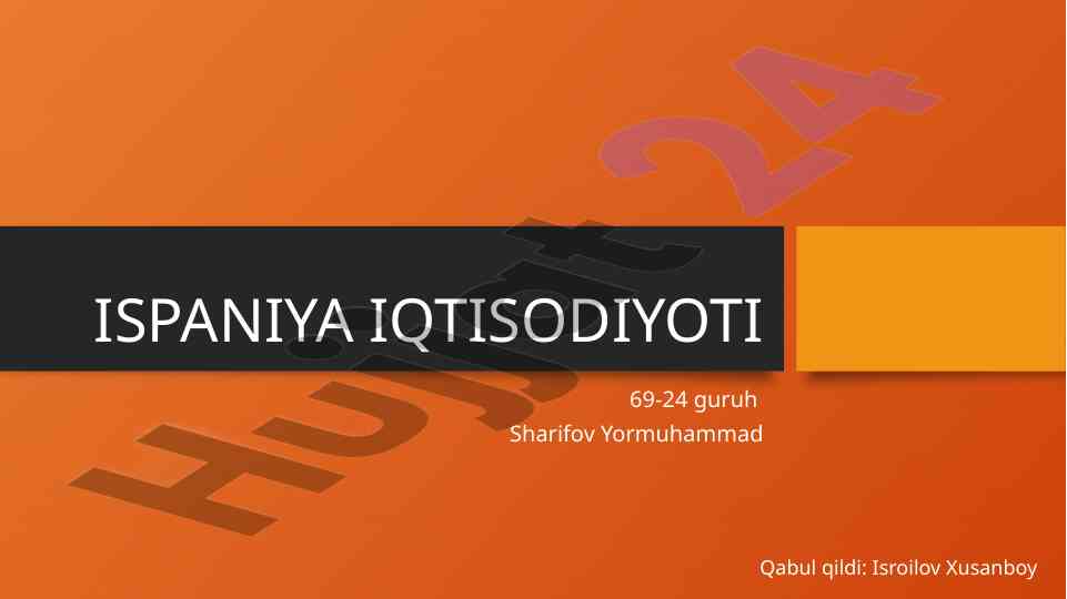 Ispaniya tarixining asosiy bosqichlari va ta'siri