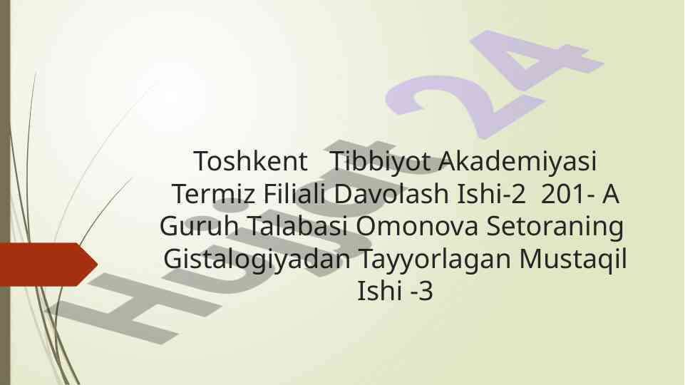 Hazm nayining limfoid tuzilmalari