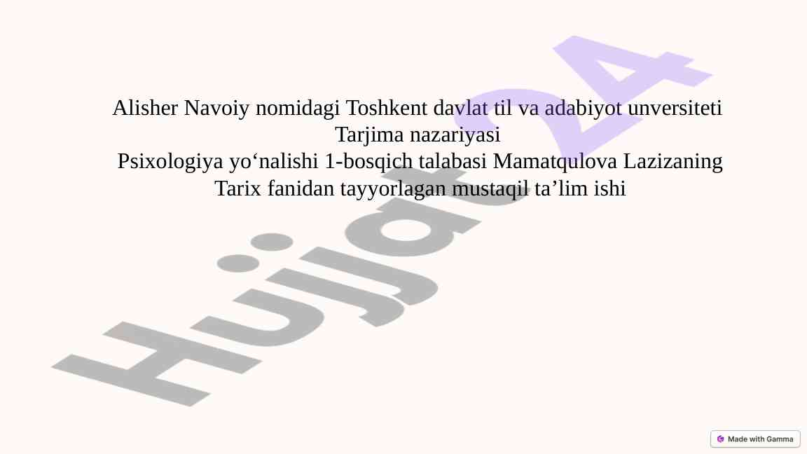 Yuksak ma'naviyatli yoshlarni tarbiyalashda o'rta osiyo