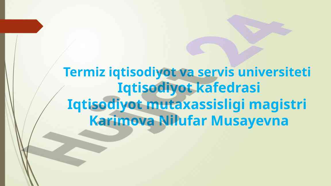 Qisqacha ma'lumot pokiston iqtisodiyoti haqida