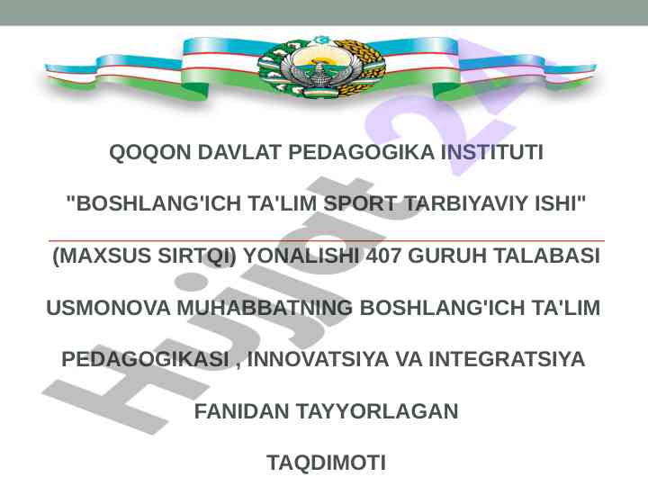 O'yinli texnologiyalar va pedagogik o'yinlar