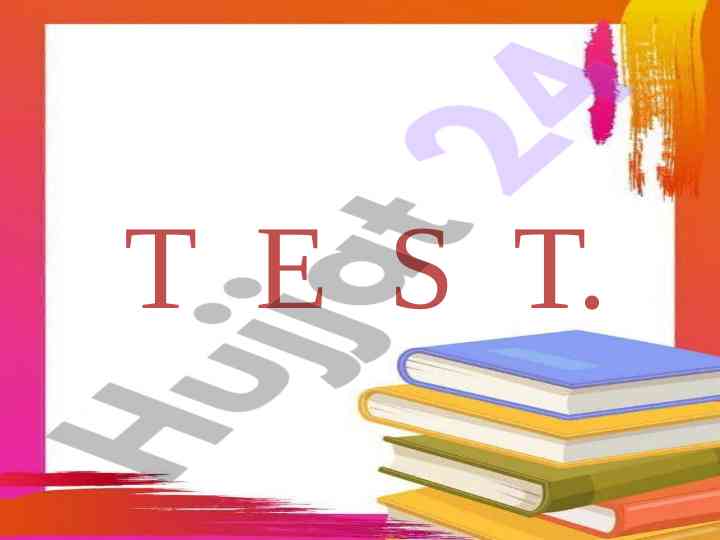 Savollar asosida testlar taqdimoti