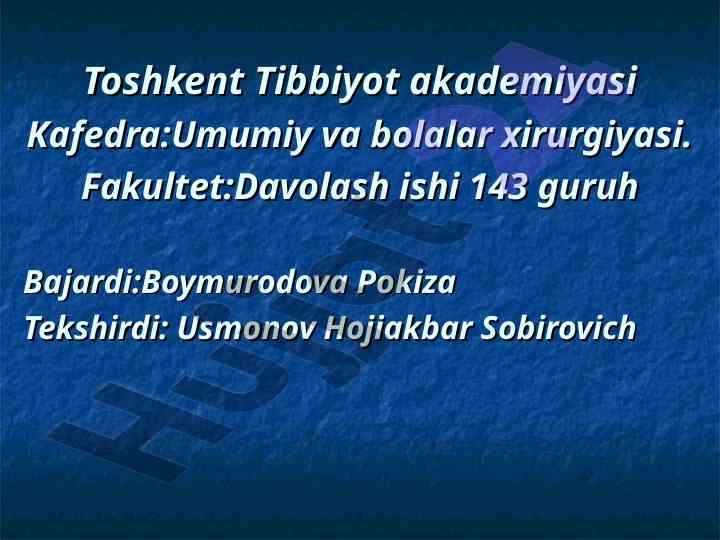 Bolalar kun tartibini gigiеnik asoslash