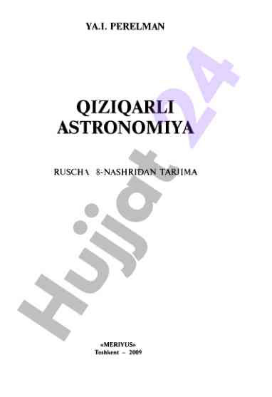 Qiziquvchan astronomiya bo'yicha yangiliklar