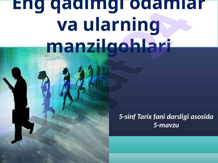 Afrikadagi qadimgi manzilgohlar va odamlar